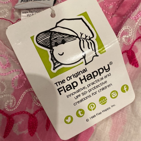 The original Flap Happy Kailea Kaftan beach cover up paradise pink - Picture 8 of 12